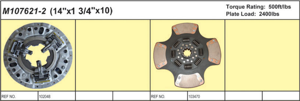14 PUSH TYPE CLUTCH KITS